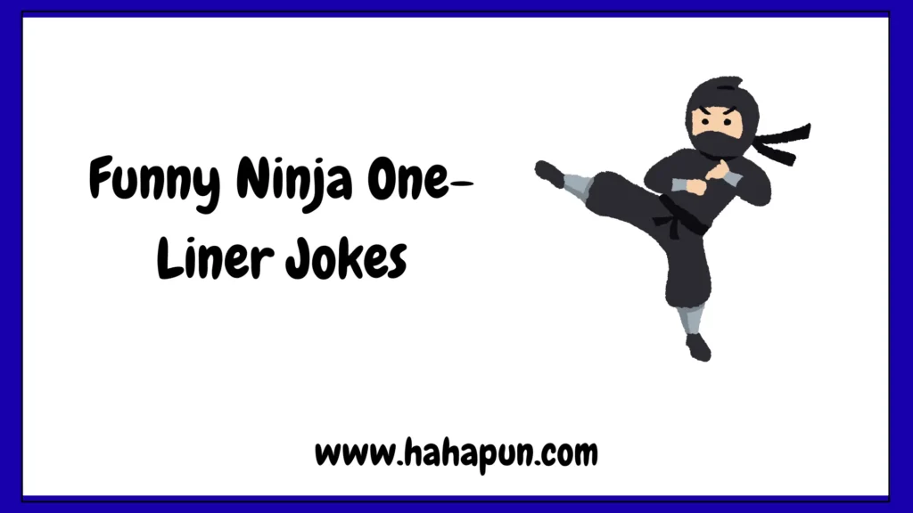 Funny Ninja One-Liner Jokes