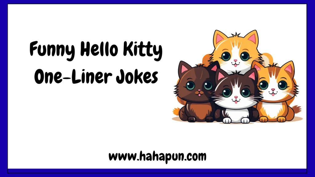 Funny Hello Kitty One-Liner Jokes