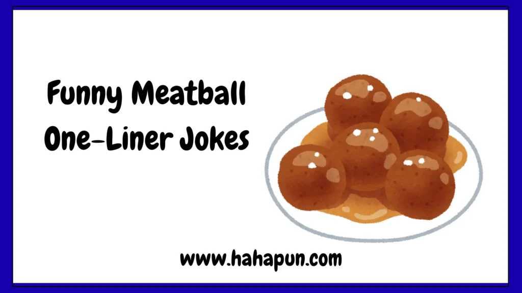 Funny Meatball One-Liner Jokes