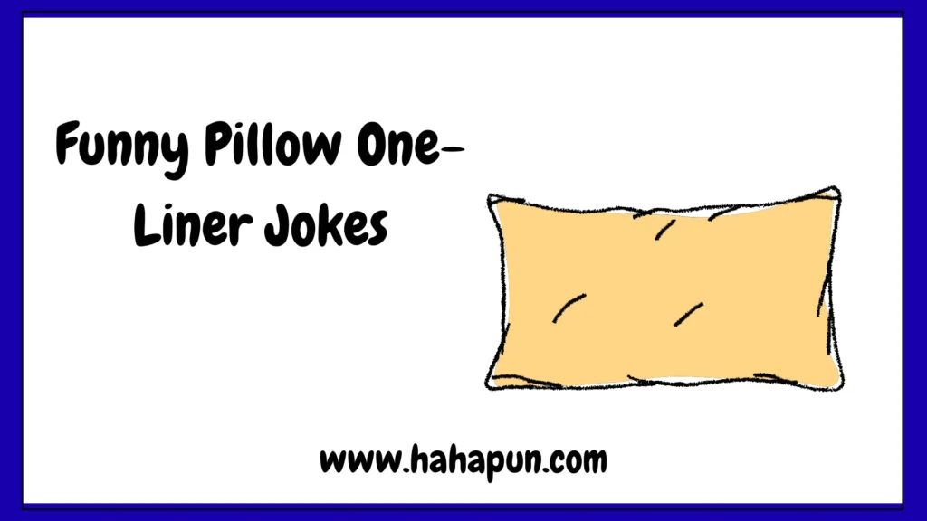Funny Pillow One-Liner Jokes