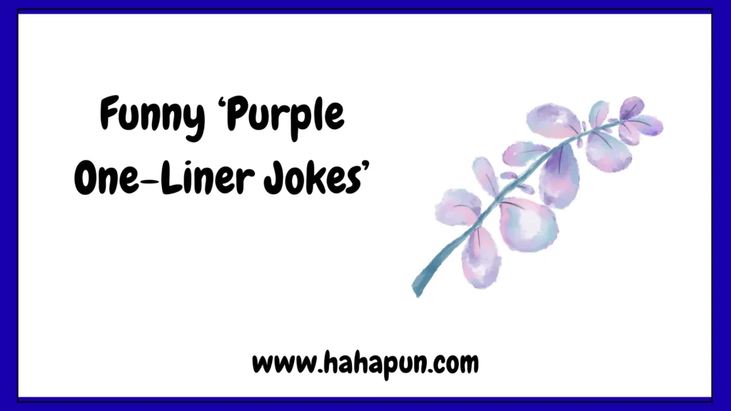 Funny ‘Purple One-Liner Jokes’