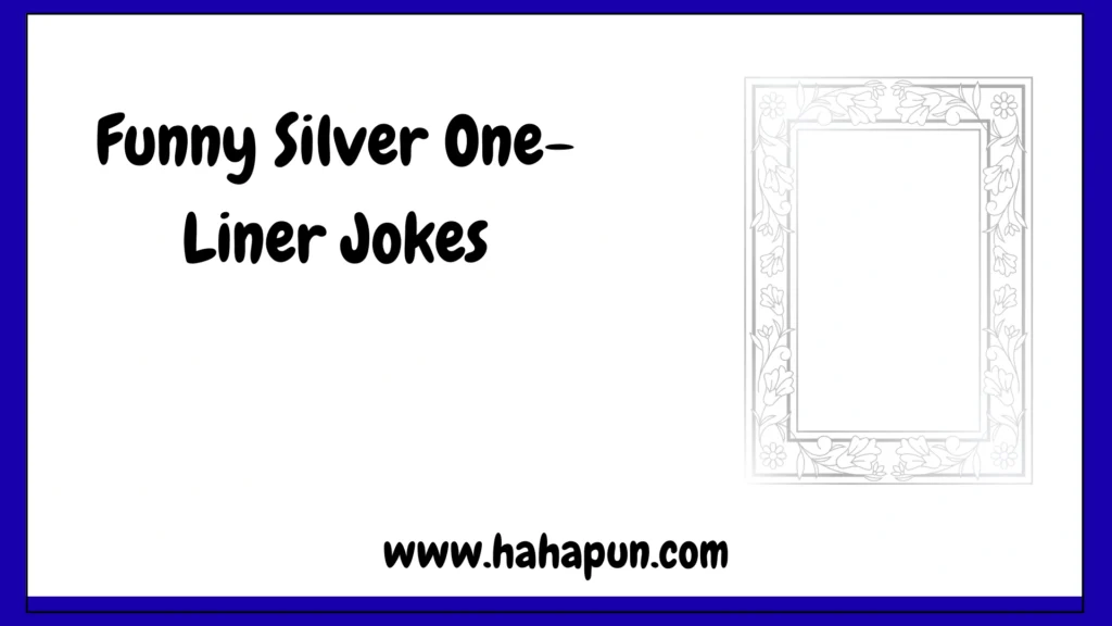 Funny Silver One-Liner Jokes
