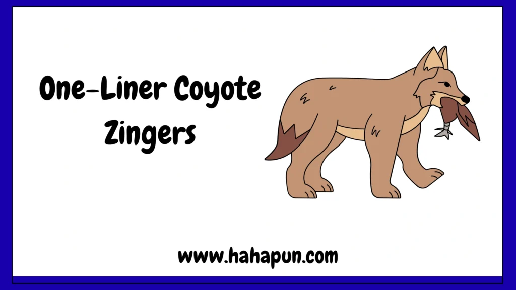 One-Liner Coyote Zingers