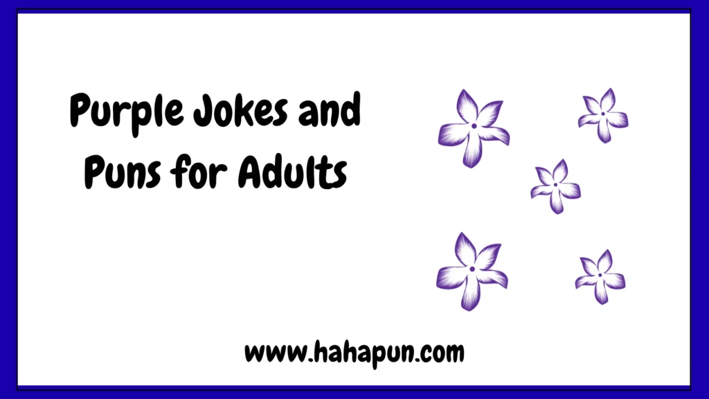 Purple Jokes and Puns for Adults