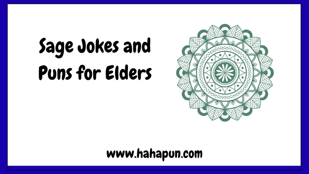 Sage Jokes and Puns for Elders