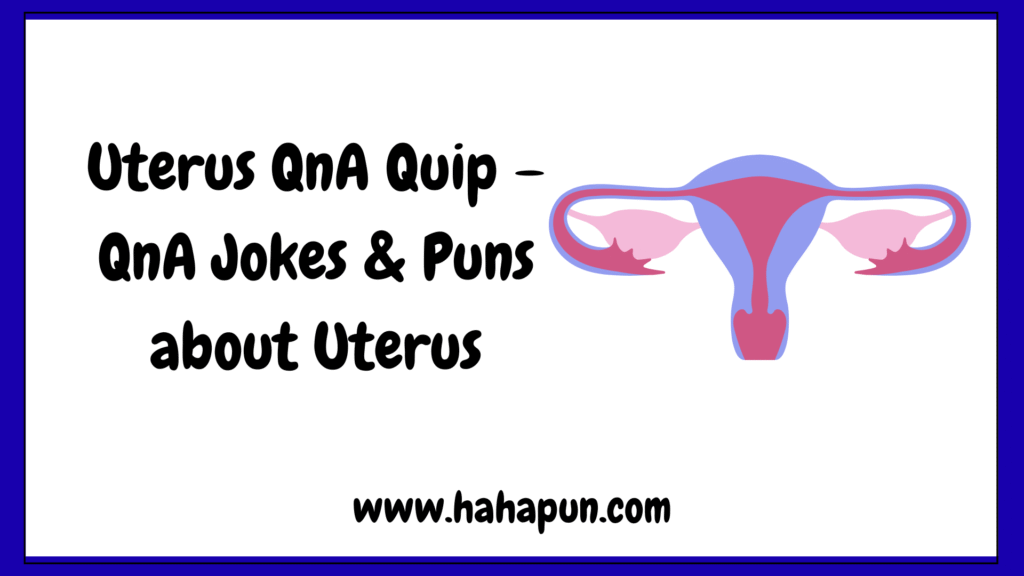 Uterus QnA Quip – QnA Jokes & Puns about Uterus