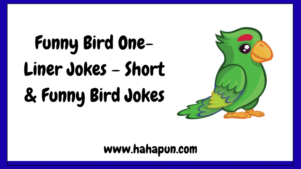 Funny Bird One-Liner Jokes – Short & Funny Bird Jokes