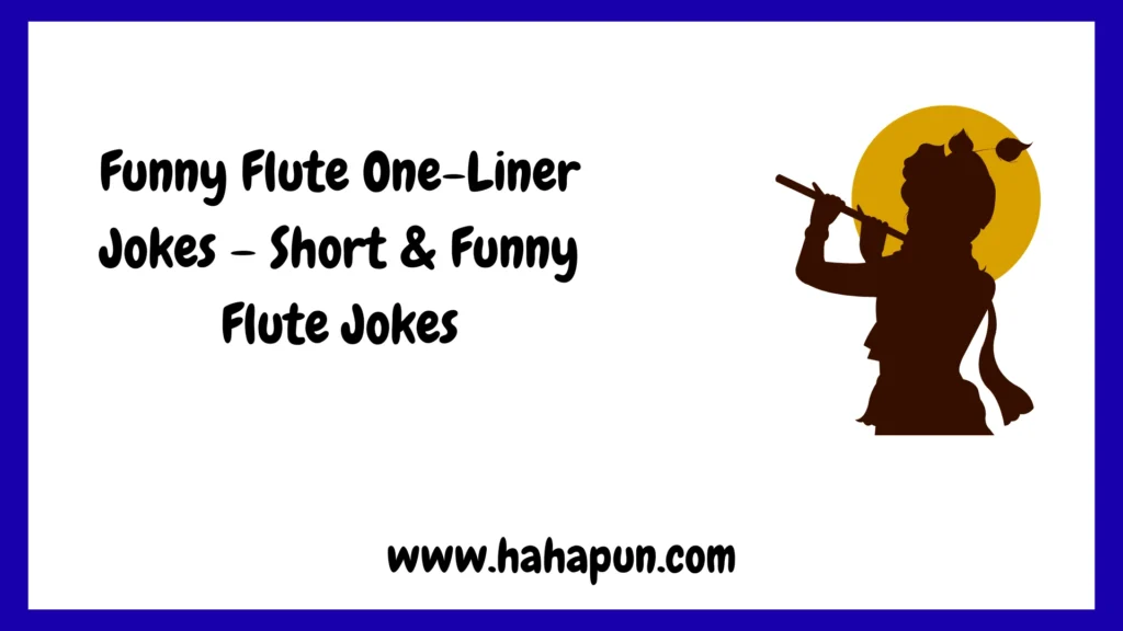 Funny Flute One-Liner Jokes – Short & Funny Flute Jokes