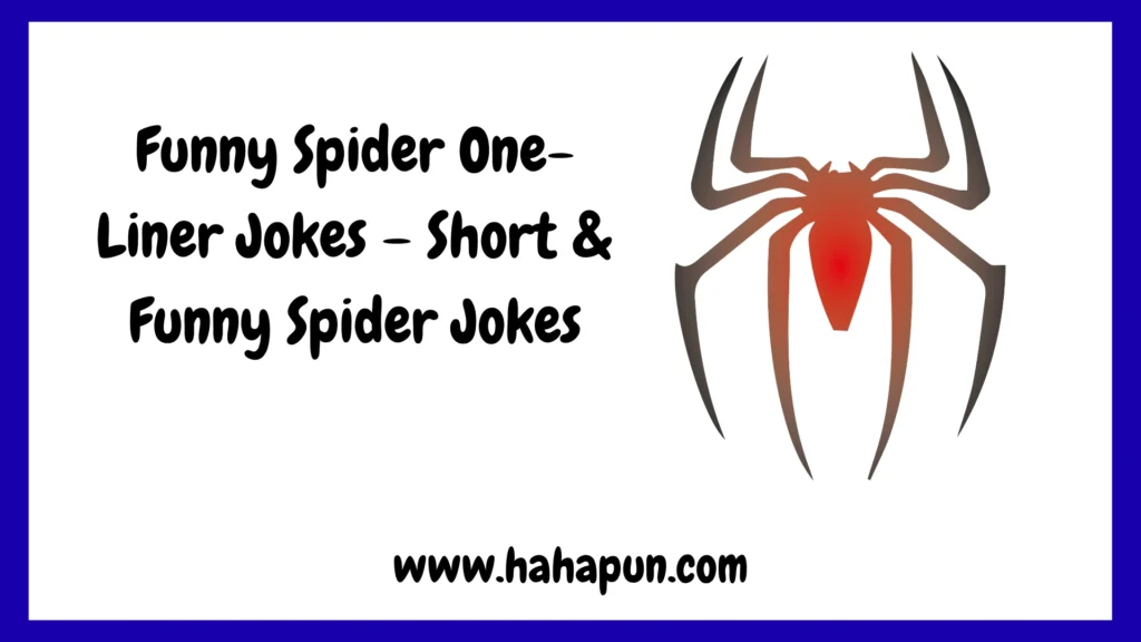 Funny Spider One-Liner Jokes – Short & Funny Spider Jokes