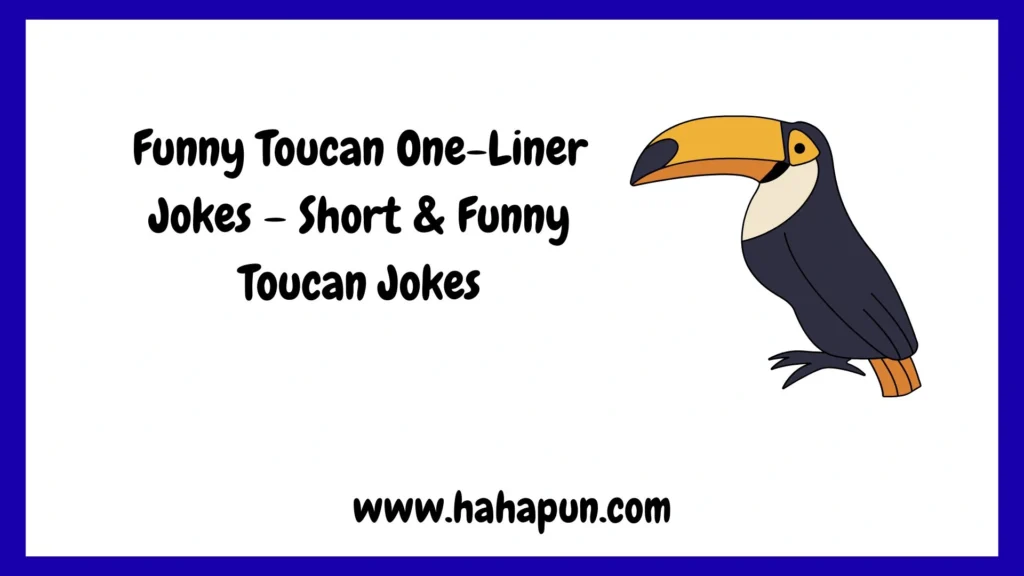 Funny Toucan One-Liner Jokes – Short & Funny Toucan Jokes