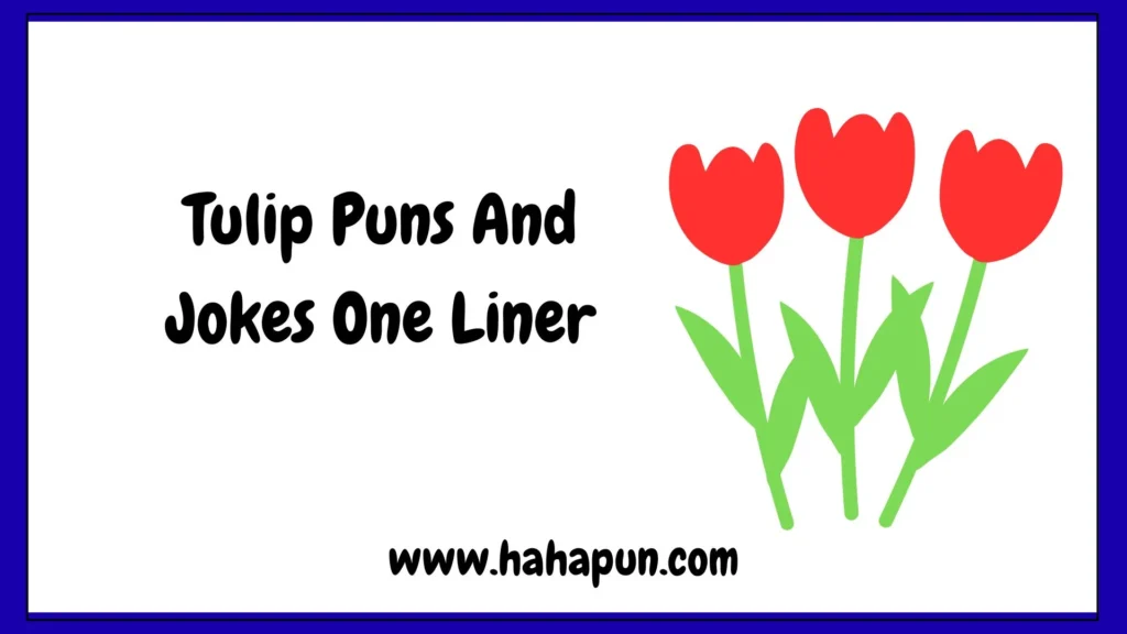 Tulip Puns And Jokes One Liner