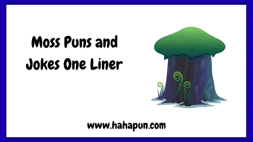 Moss Puns and Jokes One Liner
