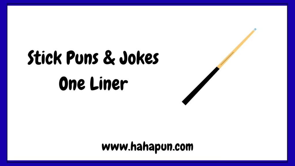 Stick Puns & Jokes One Liner
