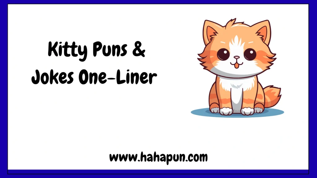 Kitty Puns & Jokes One-Liner