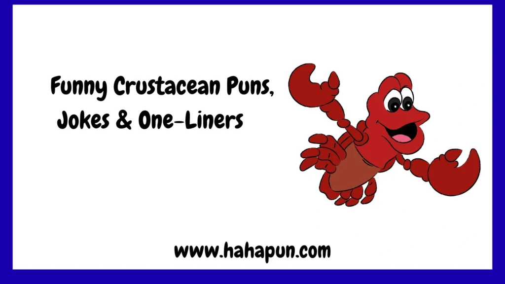 Funny Crustacean Puns, Jokes & One-Liners
