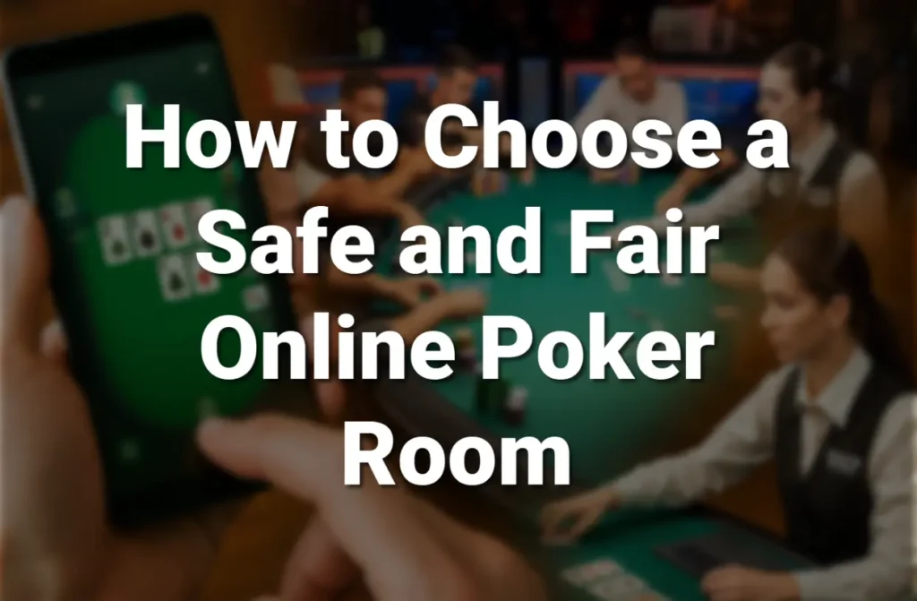 How to Choose a Safe and Fair Online Poker Room